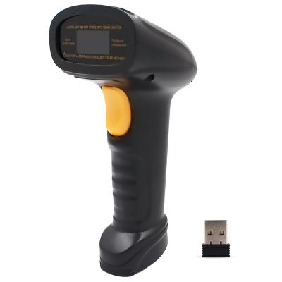 China Top Scanning Supermarket Good Quality 1D Laser Barcode Scanner Wireless Handheld Scanner for sale