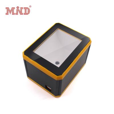 China Portable Supermarket Mobil payment box desktop machine pos qr code reader 1d barcode scanner A4 for sale