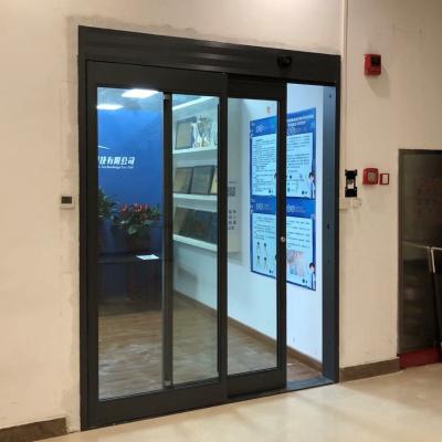 중국 Newest Projects Modern Automatic Slide Glass Doors Single Leaf Open Sliding Automatic Single Door 판매용