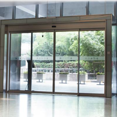 中国 Panasonic H3 Modern Glass Automatic Sliding Door For Mall Hotel Store In Low Price 販売のため