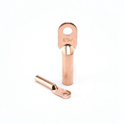 China Plug ENVI bare DT copper cable hook lug connector supports DT-70 95 120 150 185 240 300 spade copper wire tinned connecting hooks for sale