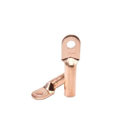 China Connect pure copper ENVI DT lugs of electrical power fittings end lug copper cable lug wire tin connecting terminal for sale