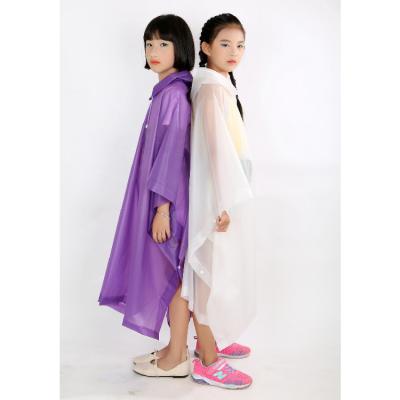 China Modern Economic Custom Design Wholesale Eva Raincoat For Children Kids Waterproof for sale