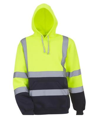 China Durable High Quality Custom Thoughtful Work Wear Hi Viz Hoodies Men for sale