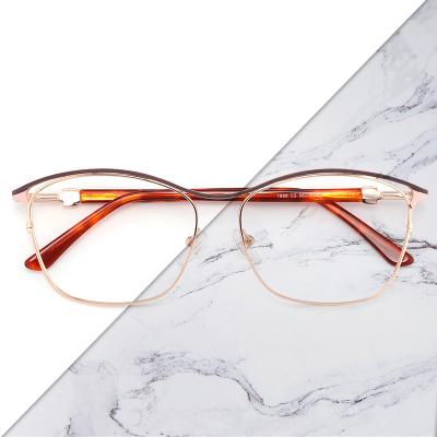 China 10 Years OEM Experience Vintage Square Women Prescription Glasses Frame Myopia Optical Spectacle Glasses Female Glass Eyewear Grade Glasses Frame Luxury for sale