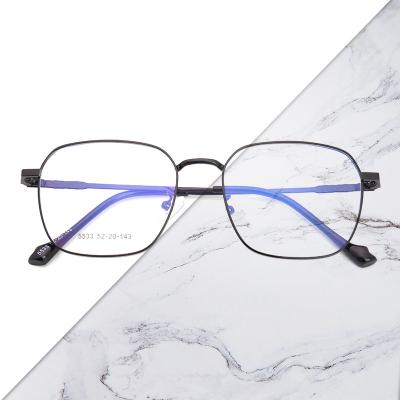 China 20 Years Experience Cheap Metal Retro Square Women Glasses Men Prescription Optical Frames Glasses Frames Computer Eyewear Wholesale for sale