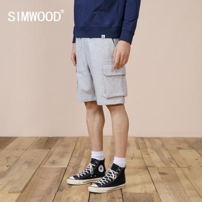 China SIMWOOD Jogger 2022 Summer Anti-Wrinkle Cargo Shorts Men Multi-pocket Sweatshorts Loose Oversized Hip Hop Running Shorts High Quality for sale