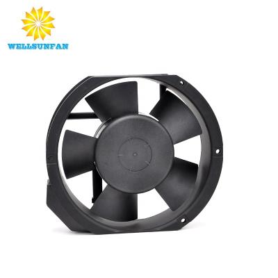 China UPS Power WellSunFan Verified Supplier 172x150x51 MM 17251 Painted Black Aluminum Alloy AC Axial Fan for sale