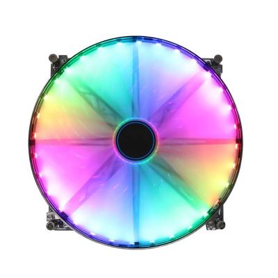 China WellSunFAN Factory Price High Performance 22020 Show Computer Case RGB Rainbow Color 200mm Case Fan for sale