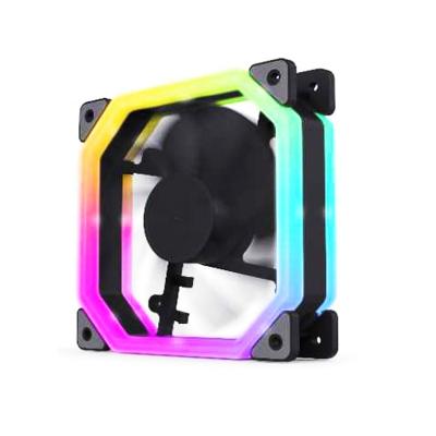 China WellSunFAN Factory Price High Performance 12025 Computer Case Double Ring, Only Show The Six Colors Fan RGB Case for sale