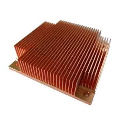 China High Heat Exchange Efficiency WellSunFan Good Heat Conduction Industrial Control Server Copper Heat Sink for sale