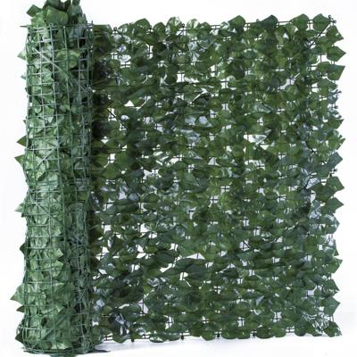 China Wholesale Artificial Green Wall Artificial Garden Decorative Screen Fence Expanding Trellis Fence for sale