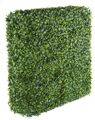 China Environmental Friendly Handmade Outdoor UV Resistant Faux Boxwood Green Artificial Green Panels For Vertical Garden for sale