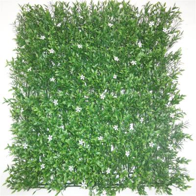 China Easily Assembled 50X50Cm Artificial Synthetic Plant Greenery Garden Hedges Panels Landscape for sale