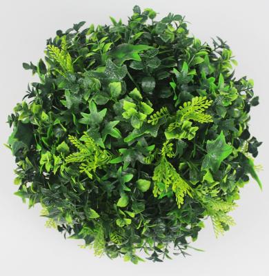 China Wedding Modern Wholesale Plastic Garden Artificial Boxwood Grass Ball Decoration for sale