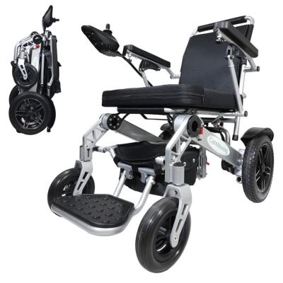 China Lightweight Folding Alloy OEM / ODM Power Aluminum Wheelchair For Handicapped for sale