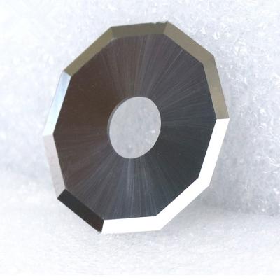 China 28x8x0.63mm FK Tungsten Carbide Circular Slitting Rotary Blades Decagonal Knife 28x8x0.63mm for sale