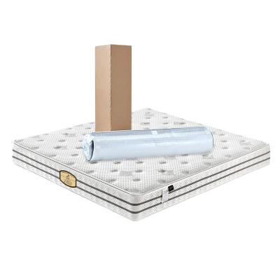 China Cheap massage factory price pocket spring mattress fold in box hotel bed for sale for sale