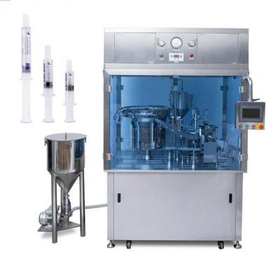 China 3ml 5ml 10ml 20ml Plastic Automatic Pre Filled Syringe Filling Capping Machine for sale