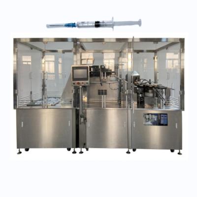 China automatic prefilled veterinary vaccine syringe assembly prefiiled gel syringe filling machine for sale