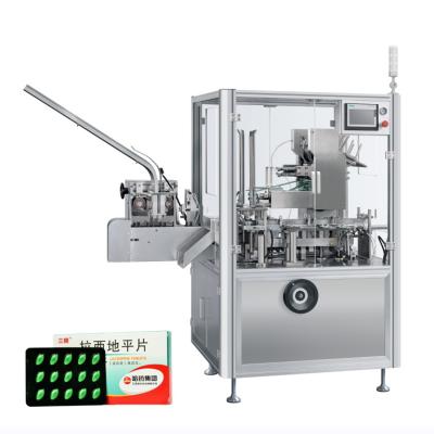 China Carton Box Packaging Equipment Fully Automatic Carton Box Packing Packer Blister Cartoning Machine Production Line for sale