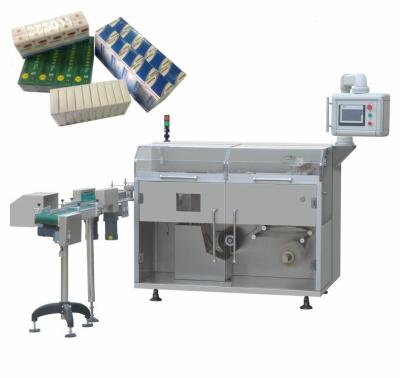 China 110v Cellophane Film Packaging Machine Three Dimensional Overwrapping Machine for sale