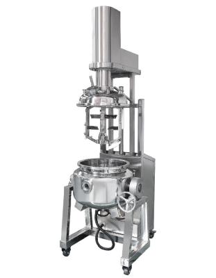 China Factory Price Vacuum Emulsifying Homogenizer Hydraulic Lifting Vacuum Emulsifying Homogenizer Mixer Machine for sale