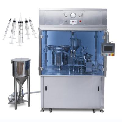 China 3 ml 5 ml 10 ml 20 ml Plastikspritze Füllmaschine Automatische Vorgefüllte Spritze Füllkappenmaschine zu verkaufen