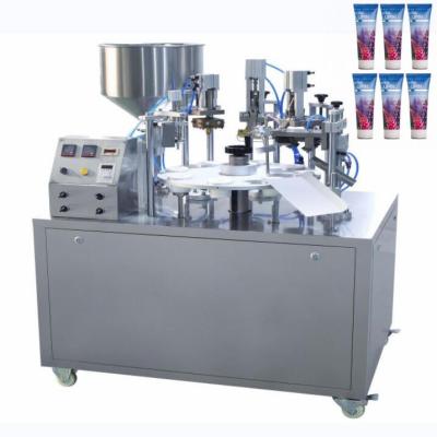 China Rotary Ointment Cosmetic Cream Soft Tube Filling And Sealing Machine Heat Sealing Packaging Machine for sale