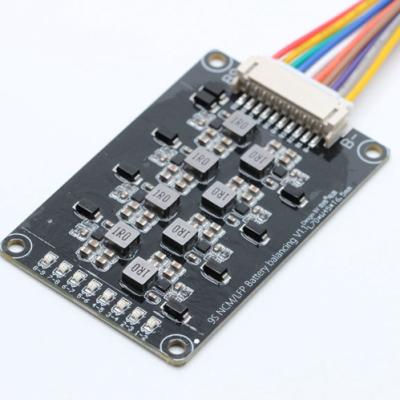 China PC+Metal 9s Li-ion Lipo Lifepo4 Lithium Battery Equalizer Balancer Power Transfer Board BMS 1.2A Active Balance for sale