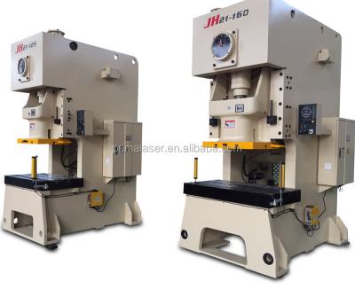 China Metal Sheet Stamping Pneumatic C-frame Power Press Machine JH21 With Servo Feeding System for sale