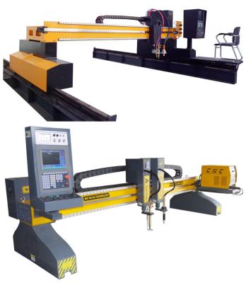 China Economic Type CNC Plasma Machine Cutters And Flame Hotels 4mX10m Gantry Cutting Machine for sale