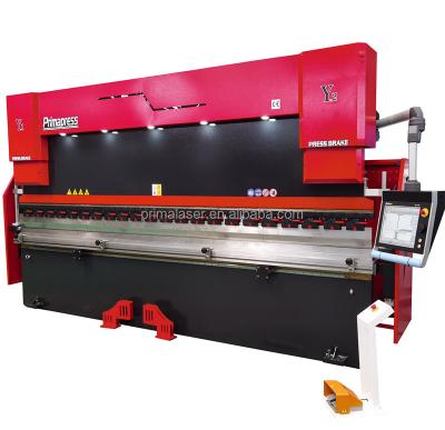 China Hotels 8 Axis CNC Hydraulic Press Brake 110 Ton 3200mm Delem DA66T CNC System With Y1 Y2 X1 X2 R1 R2 Z1 Z2 Axis for sale