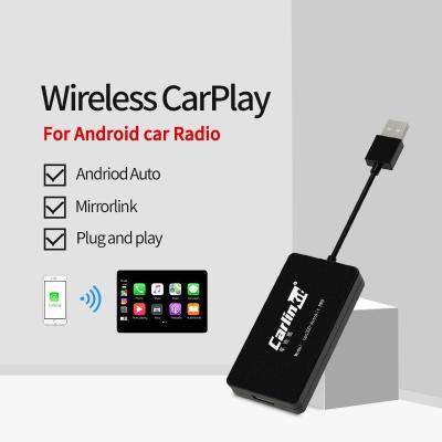 China Carlinkit plug and play autokit WIFI connect Android auto navigation carplay dongle and android wireless for sale