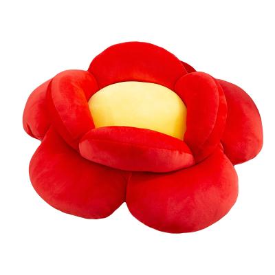 China Soft Plush China Style Cute Petal Plush Toys Crush Mauve Chair Seat Plush Pillow Cushion for sale