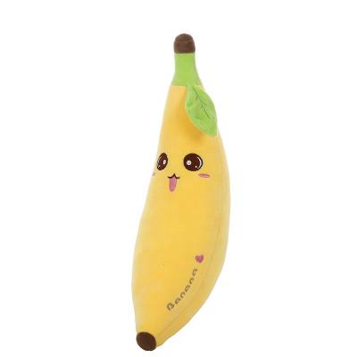 China Factory Wholesale High Quality Plush Banana With Sad Cute Expression Smile Stress Attack for sale