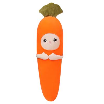 China High Quality Hot Selling Cute Carrot Plush Toy With Expressions Smile Stress Attack Sad Cute Plush Toys for sale