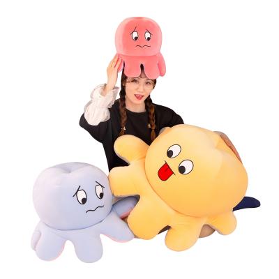 China High Quality Elastic Soft Stuffed Animal Plush Toy Octopus Shape Soft Toy for sale