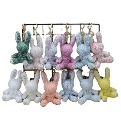 China Wholesale Plush Set Diamond Rabbit Small Hook Machine Doll Activity Blind Key Chain Bag Box Gifts for sale