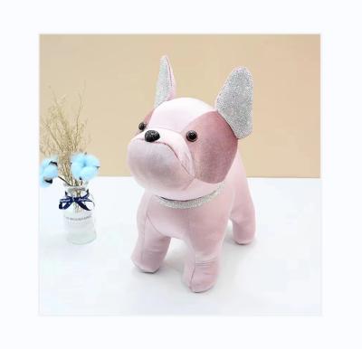 China 2022 New Design Children's Christmas Gift Decoration Ornament Doll Dog Soft Plush Toy for sale