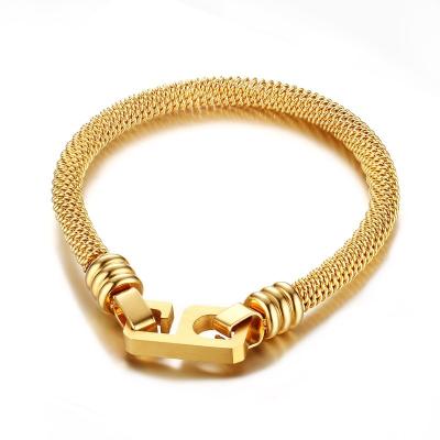 China TRENDY Classic Stainless Steel Chain Bracelet Bracelets for sale