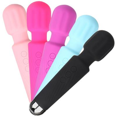 China USB Rechargeable Magic Wand Vibrator AV Full Body Massager AV Magic Wand Massage Toy For Adult for sale