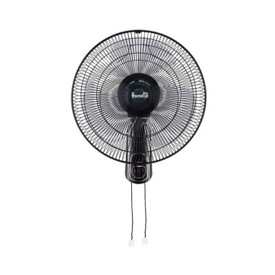 China Hot Selling Hotel Wall Fan Black Modern Electric Wall Fan Household Fan for sale