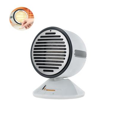 China Outdoor Quiet Fast 2 Heating levles Small Heater for Office Overheat ProtectionPortable Indoor Office Bedroom for sale