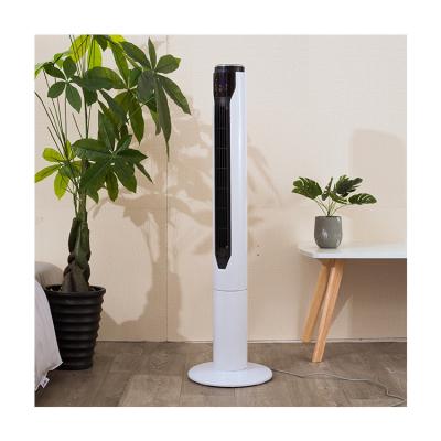 China Hotel China Manufacturer 40W 220V Home Decor Floor Cooling Tower Fan For Living Room With Remote Control for sale