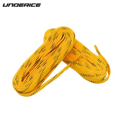 China Cotton With Waxed White Black White Red Yellow Pink Blue UICE Ice Hockey Accessories Hockey Training Lace for sale