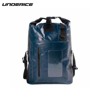 China 25L Waterproof Mountaineering Bag Sports Waterproof Leather Shoulder Bag Custom Wholesale for sale