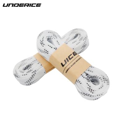 China Cotton With Waxed UICE Spot Hockey Accessories Colorful Sports Shaping Hockey Lace For Ice Hockey Shoes for sale