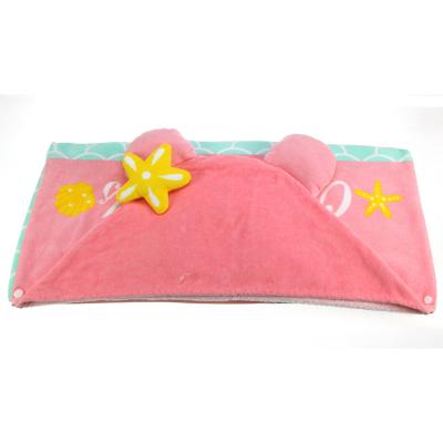 China China Factory Soft Custom Baby Cotton Bath Hooded Towel for sale