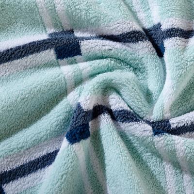 China 100% Custom Face Towel Factory Made Hypoallergenic Stripe Beach Towel Cotton Pool Towel for sale